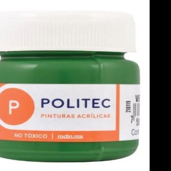 PINTURA ACRILICA POLITEC 30ML. VERDE ORO 330 PZA